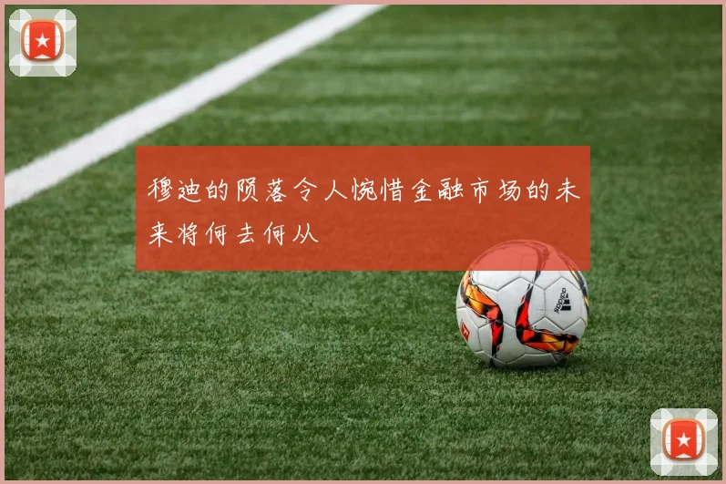 穆迪的陨落令人惋惜金融市场的未来将何去何从